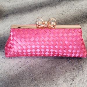 Ted Baker "Alaina" Woven Frame Clutch